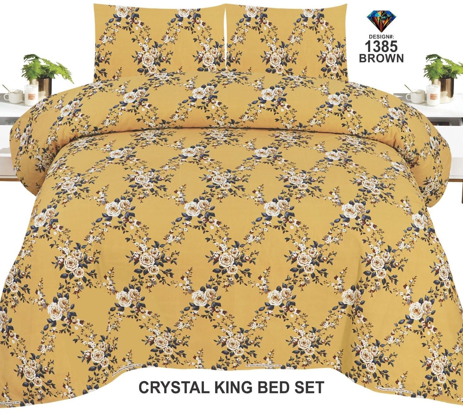 Crystal Luxury Bed Sheet